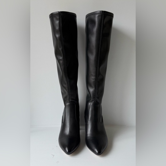 NEW Franco Sarto Women's Knee High Boots High Heel Black Size 8 - Picture 2 of 10